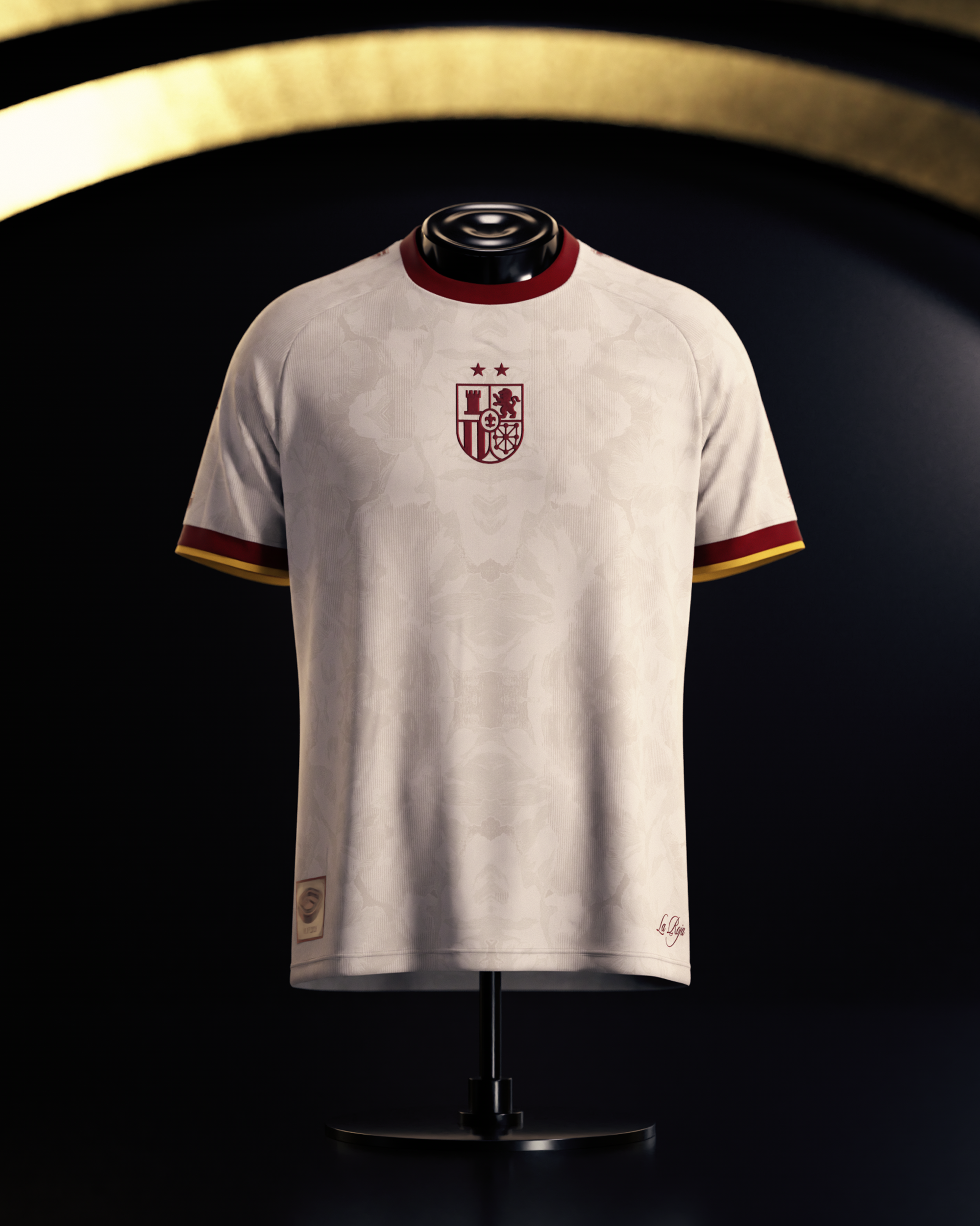  スペイン 2026 チャンピオン •Lサイズ Spain 2026 Champions Jersey - White – Comma Football