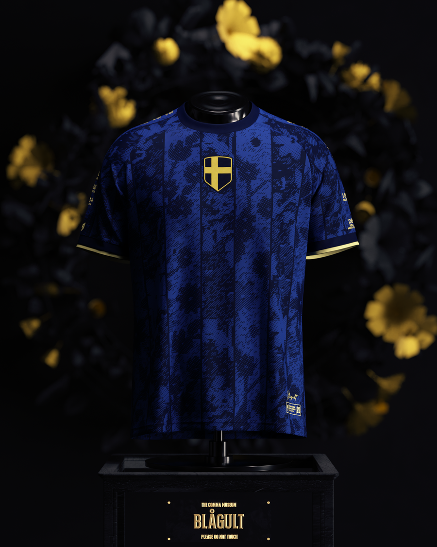スウェーデン代表／Soccer Jersey Sweden Heritage Jersey (2026WC Edition) – Comma Football