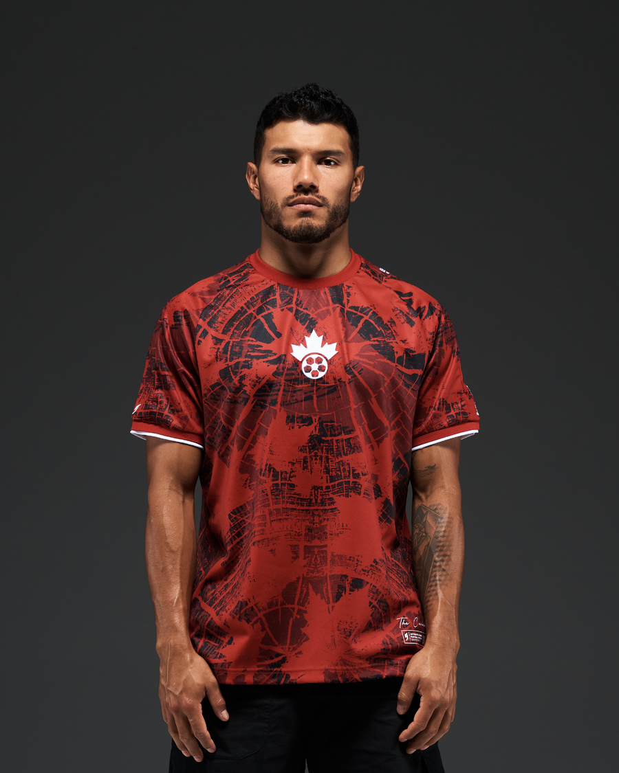 WBC予選2025 チャイニーズタイペイ 迷彩柄ユニフォーム レッド Lサイズ Canada Heritage Jersey (2026WC Edition) – Comma Football