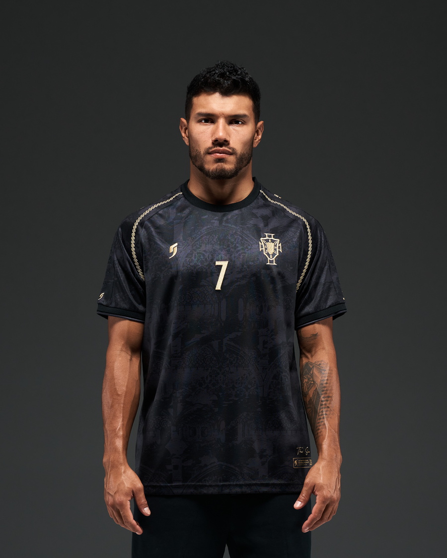 SHISHIKUI シシクイSouth 半袖 BLACK The Siu Heritage Jersey (2026WC Edition) – Comma Football