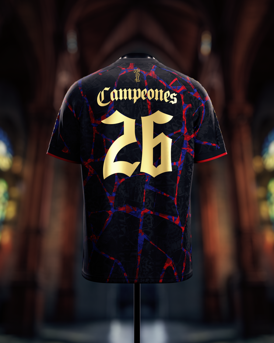 Barcelona 2026 Spanish Champions Jersey - Black - Pre-Order (Mid