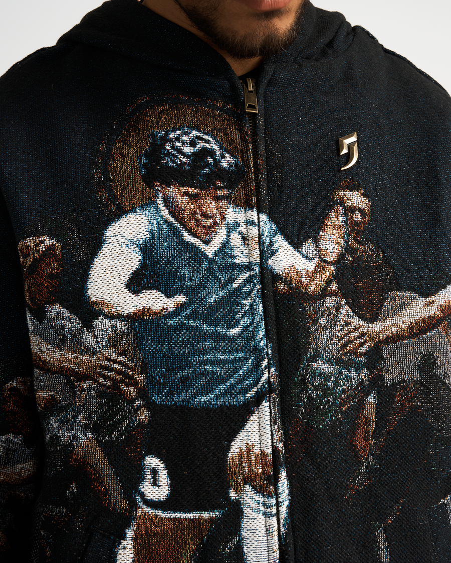 Maradona® x Comma Goal Of The Century Tapestry Hoodie – Comma Football