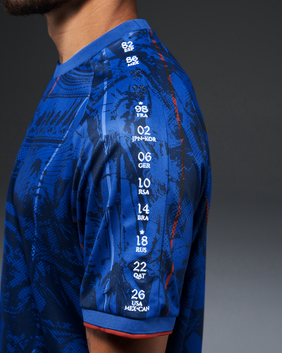 FLUSS needle punch football shirts 花柄 FLUSS needle punch football shirts 花柄の通販 | RIGHTCLIXS
