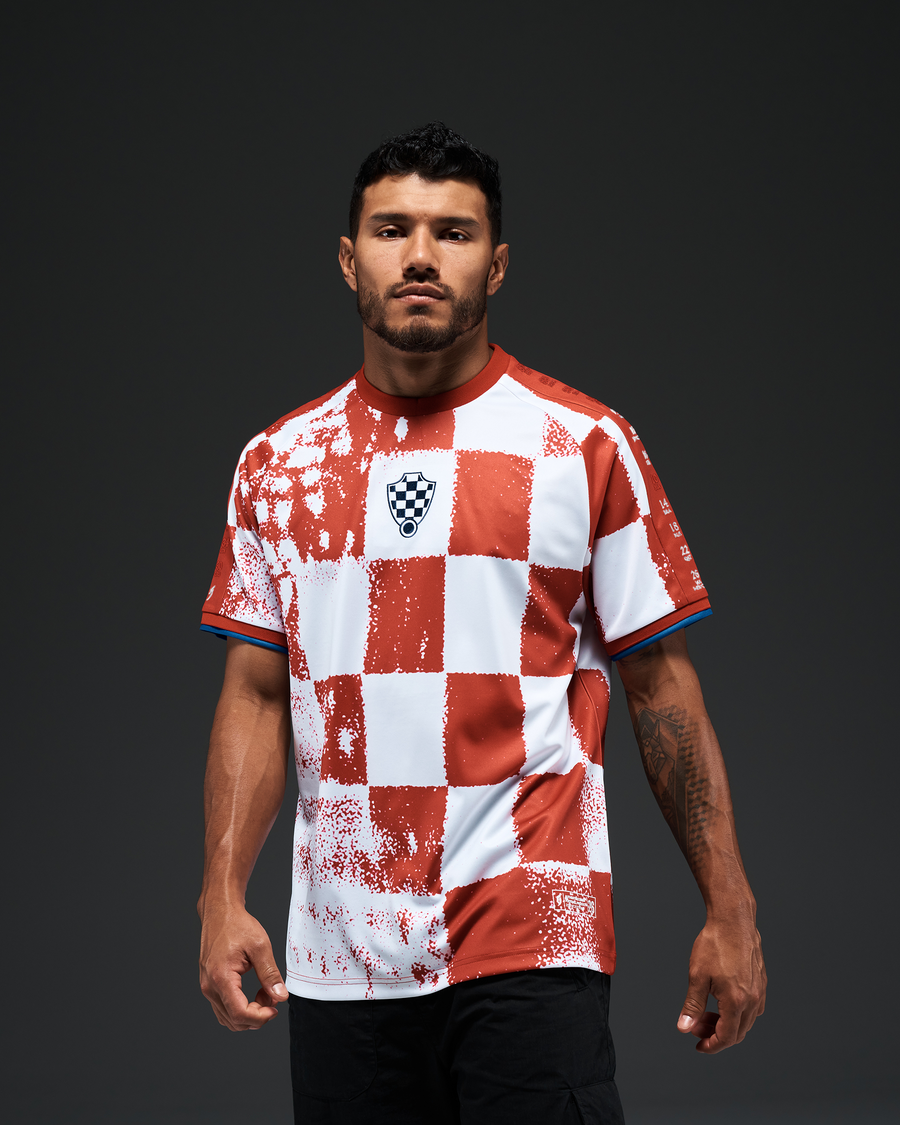 希少 メキシコ製 セラヤFC ヴィンテージ サッカーシャツ ボロ リメイク 27 Croatia Heritage Jersey (2026WC Edition) – Comma Football